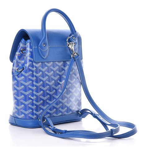 goyard blue backpack